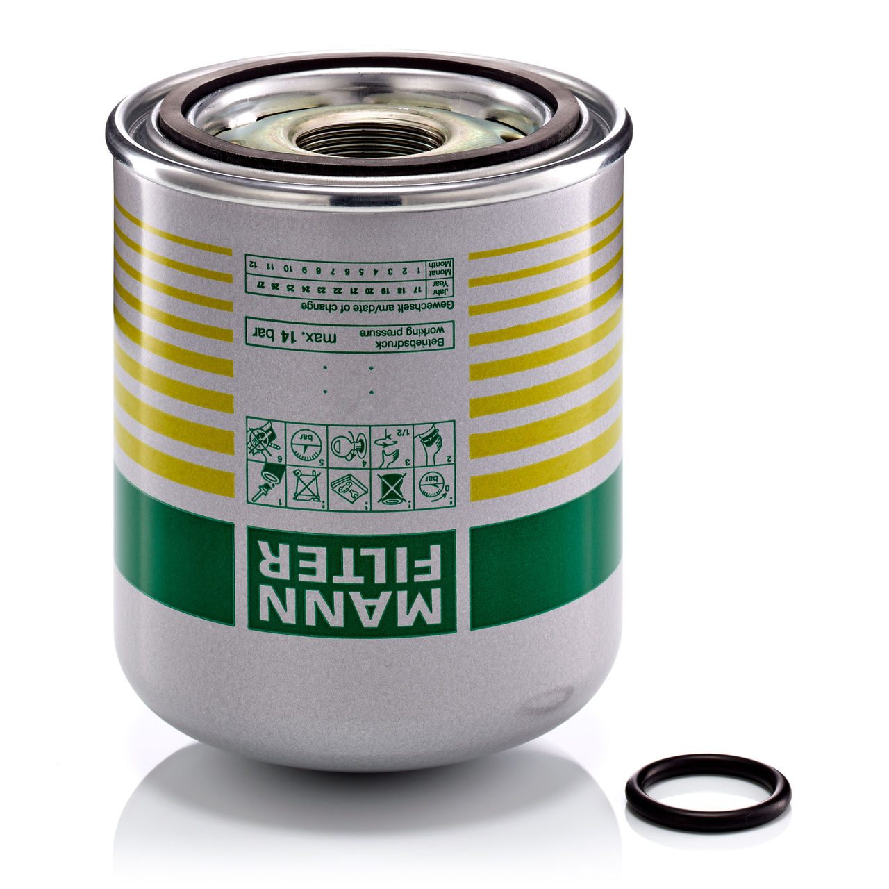 HAVA KURUTUCU KARTUS FILTRE ACTROS EURO 6 0004292097  A-136mm B-100mm C-111mm G-M39x1.5 H-164mm